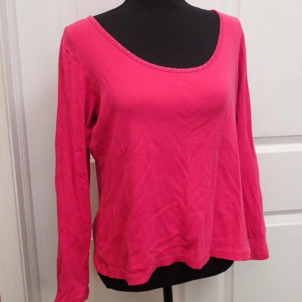 St John Pink Tunic Women's Top Size Medium